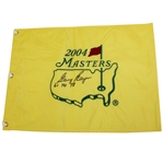 2004 Masters Flag Signed Gary Player with Years Won Notation JSA ALOA