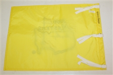 Two 2006 Masters Flags Signed by Gary Player in the Center JSA ALOA