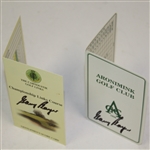 Lot of Five Gary Player Signed Scorecards - Major Championship Courses! JSA ALOA