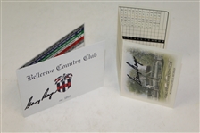 Lot of Five Gary Player Signed Scorecards - Major Championship Courses! JSA ALOA