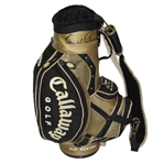 Arnold Palmer Signed Ltd Ed 50th Anniversary Masters Mini Golf Bag #1 JSA ALOA