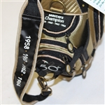 Arnold Palmer Signed Ltd Ed 50th Anniversary Masters Mini Golf Bag #1 JSA ALOA