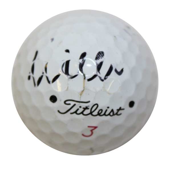 Mike Weir Signed Personal Used Golf Ball JSA ALOA