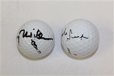 Hale Irwin & Johnny Miller Signed Golf Balls JSA ALOA