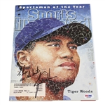 Tiger Woods Signed SI Sportsman of the Year Magazine PSA/DNA Full #X00480