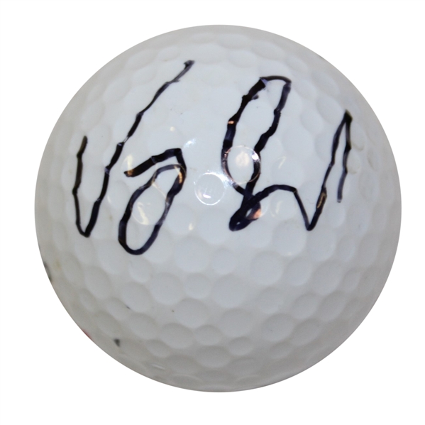 Vijay Singh Signed Golf Ball JSA ALOA