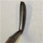 Vintage Spalding Cran Wood Face Brassie Cleek Circa 1897 - H.W.B. Initials - Roth Collection