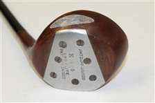 1920's Patent Kro-Flite Fancy Crow Face 3 Wood - K965 - Roth Collection