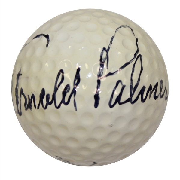 Arnold Palmer Signed Vintage Personal Logo Balata Golf Ball JSA ALOA