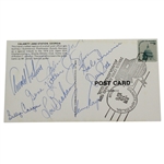 1976 US Open Commemorative Calamity Jane Post Card Signed by Palmer & 8 others JSA ALOA