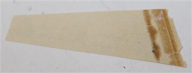 Horton Smith Signed Vintage Cut JSA ALOA