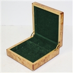 Augusta National Member Undated Burl Wood Jewelry Box