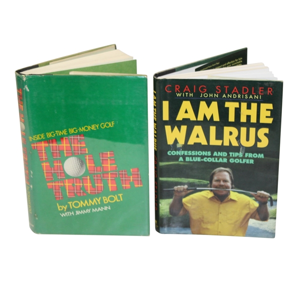 Tommy Bolt & Craig Stadler Signed Books JSA ALOA