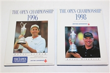 Tom Lehman & Mark O'Meara Signed Open Championship Annuals JSA ALOA