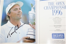 Tom Lehman & Mark O'Meara Signed Open Championship Annuals JSA ALOA