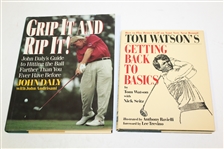 Lot of Five Signed Golf Books - Runyan, Couples, Snead, Watson, and Daly JSA ALOA
