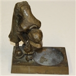 Vintage Golfer Boy Frankart Art Deco Ashtray