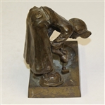 Vintage Golfer Boy Frankart Art Deco Ashtray