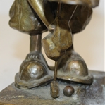 Vintage Golfer Boy Frankart Art Deco Ashtray