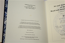 'Art & Architecture of the R&A' Leather Bound Ltd Ed 84/195 Signed by All Authors - Slip Case