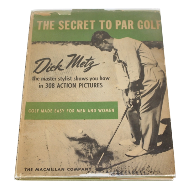 1940 The Secret to Par Golf Book by Dick Metz - Roth Collection