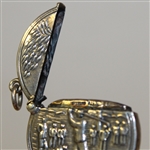 Sterling Silver Golf Themed Circular Match Holder - Roth Collection