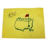 Ben Crenshaw Signed Undated Masters Embroidered Flag with Years Won JSA ALOA