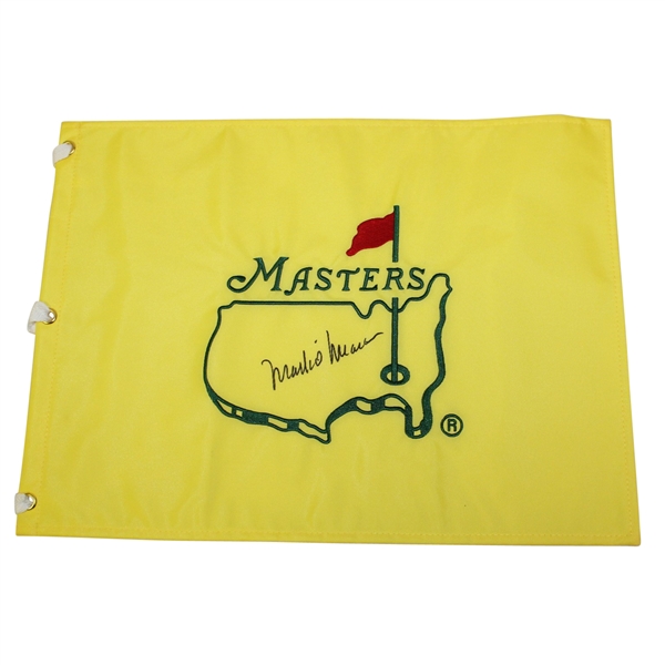 Mark OMeara Signed Undated Masters Embroidered Flag JSA ALOA