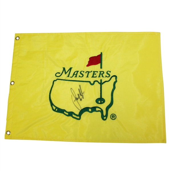 Sandy Lyle Signed Undated Masters Embroidered Flag JSA ALOA