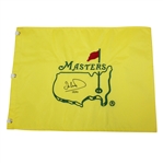 Ian Woosnam Signed Undated Masters Embroidered Flag with Year Won JSA ALOA