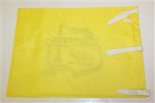 Nick Faldo Signed 2007 Masters Embroidered Flag with Years Won JSA ALOA