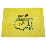 Arnold Palmer Signed 2007 Masters Embroidered Flag PSA/DNA #G75220