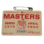 1970 Masters Tournament Badge #10460 - Billy Casper Winner