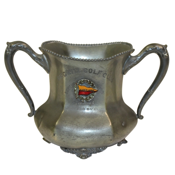 1899 Saegkill Golf Club Reed & Barton Pewter Handicap Trophy - Sept. 1st - Roth Collection