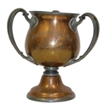 1908 Golfers Magazine Cup 3 Handle Trophy Won by John T. Blake - July 4th - Roth Collection
