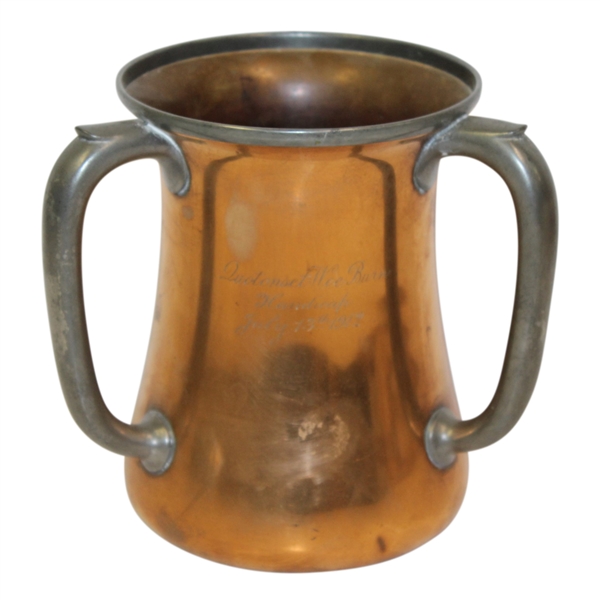 1912 Quotonset-Wee Burn Reed & Barton Handicap 3 Handle Trophy - July 13th - Roth Collection