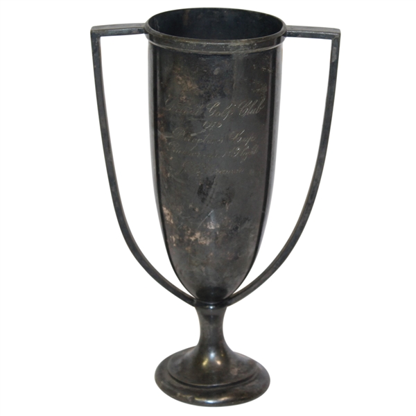 1916 Detroit Golf Club Directors Cup Runner-Up 1st Flight Trophy - J.L. Cramer - Roth Collection
