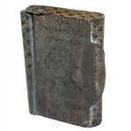 The Centennial Match 1776-1876 Hill & Cooke New York - Metal Match Holder - Roth Collection