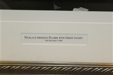 Arnold Palmer Signed 1964 Nicklaus Presents Green Jacket 11x14 Framed Photo JSA ALOA