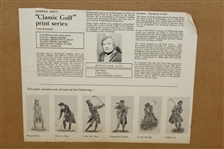 Three of Norman Orr's Classic Golf Print Series Prints - Framed