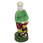 Classic Duffer Porcelain Golfer Breaking Club Over Knee Decanter #3