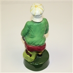 Classic Duffer Porcelain Golfer Breaking Club Over Knee Decanter #3