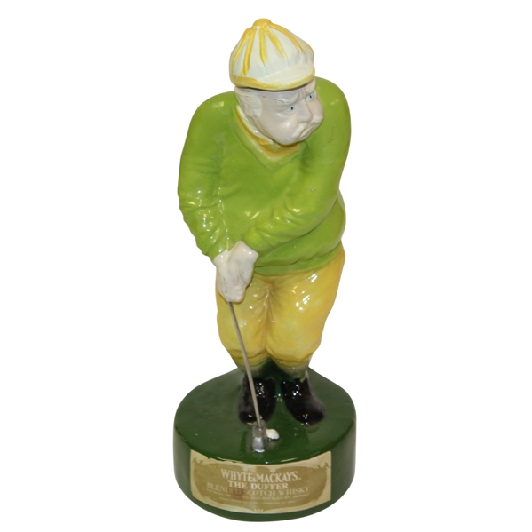 Classic Duffer Porcelain Golfer Putting Decanter - White & Mackays