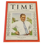1930 Original Time Magazine with Bobby Jones on Cover 