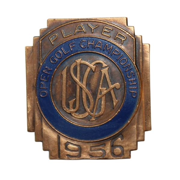 1956 US Open Championship at Oak Hill Country Club Contestant Badge