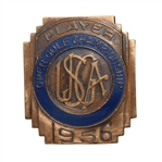 1956 US Open Championship at Oak Hill Country Club Contestant Badge