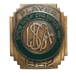 1952 US Open Championship at Northwood Club Contestant Badge