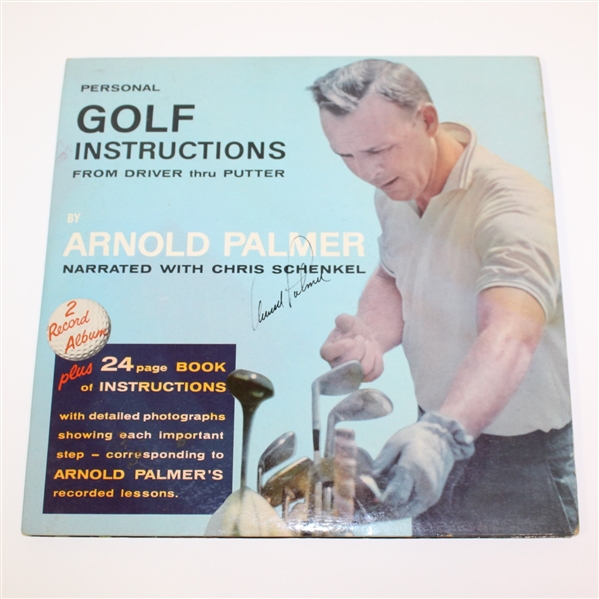 Arnold Palmer Signed 1963 Golf Instruction Album Case - with Album JSA ALOA