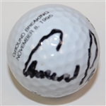 Arnold Palmer Signed 1995 Shrine Oasis GC Ground Breaking Golf Ball JSA ALOA