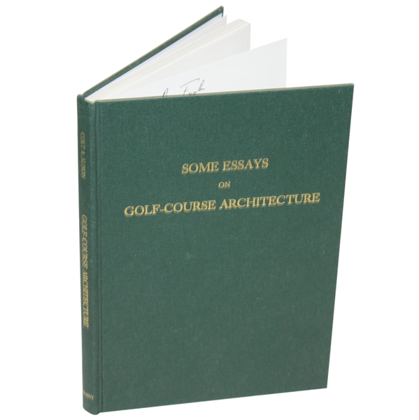 Ltd Ed Some Essays on Golf Course Architecture Book #13/700 Signed